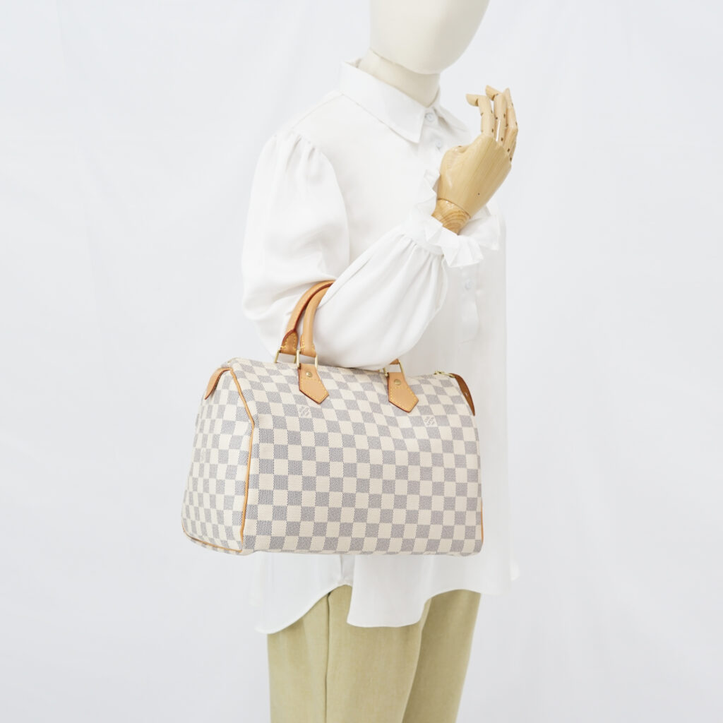 Louis Vuitton Speedy 30 Damier Azur GHW