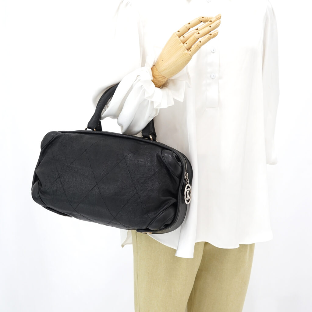Chanel Bowling Vintage Black SHW