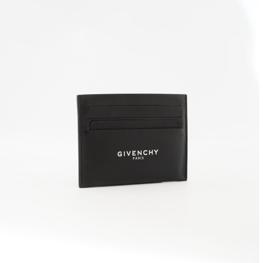 Givenchy Card Holder Black Logo White