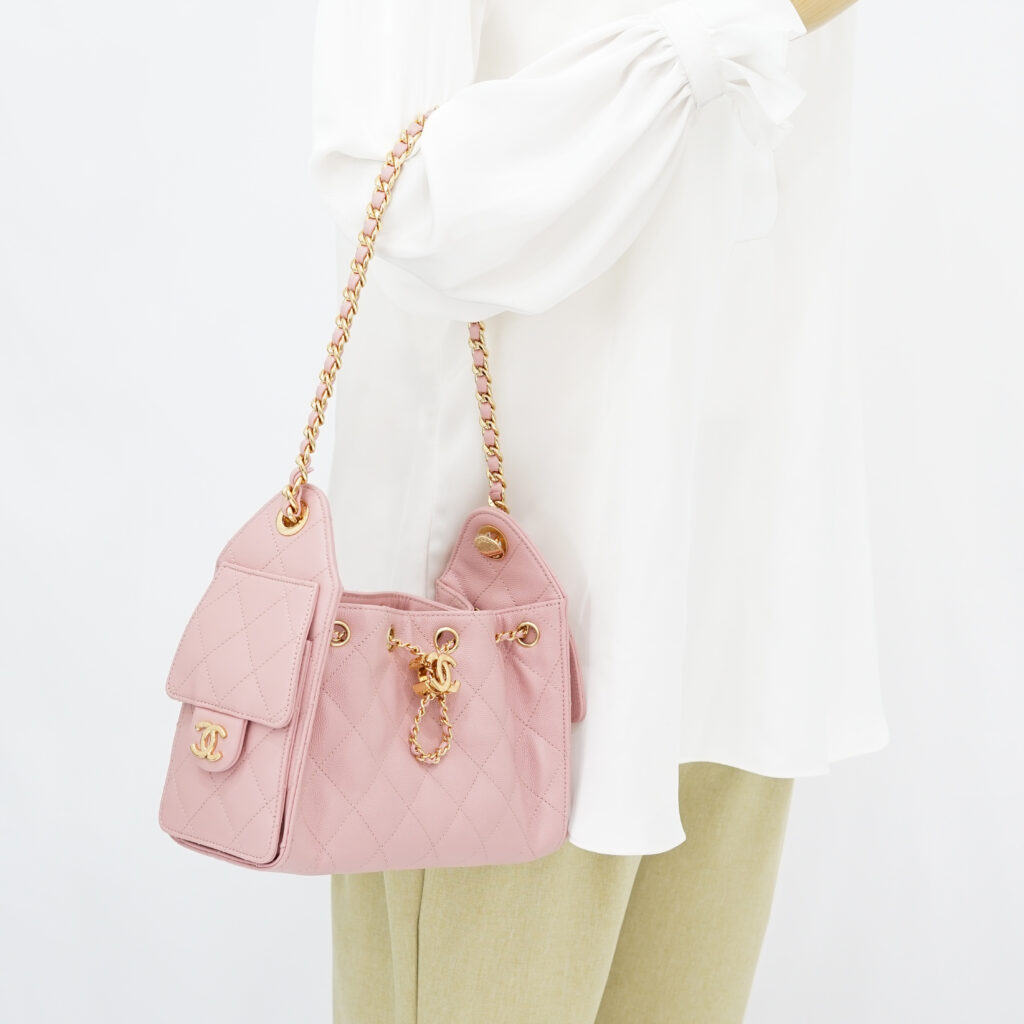 Chanel C25 Mini Caviar Light Pink GHW