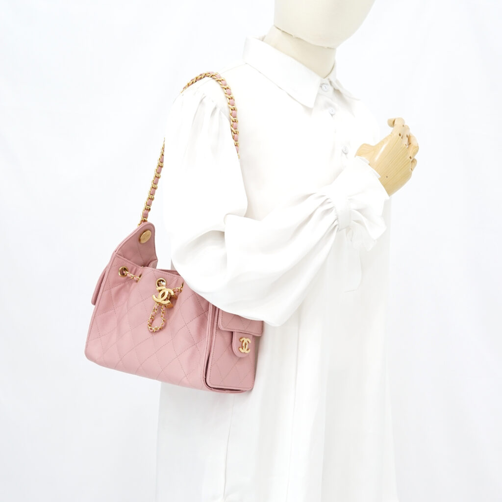 Chanel C25 Mini Caviar Light Pink GHW