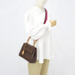 Louis Vuitton Cluny BB Monogram Bordeaux Fuchsia GHW