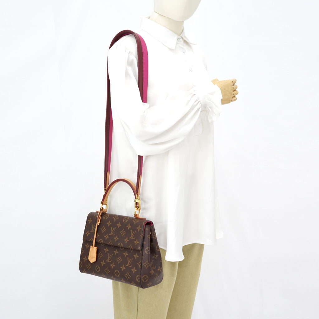 Louis Vuitton Cluny BB Monogram Bordeaux Fuchsia GHW