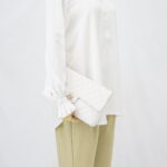 Chanel Classic Flap Clutch Caviar White GHW