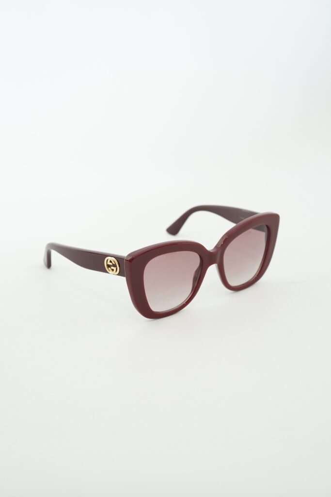 Gucci Sunglasses Cat Eye GG0327S Red