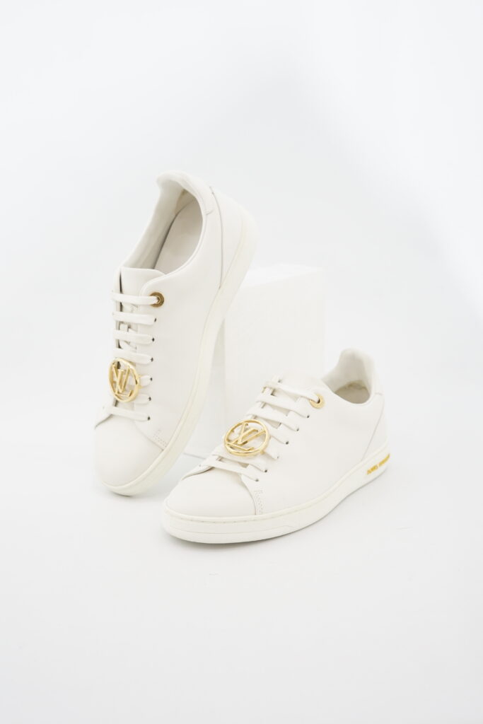 Louis Vuitton Front Row Sneakers White GHW