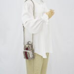 Gucci Mini Ophidia Double Zip GG Supreme Beige White GHW