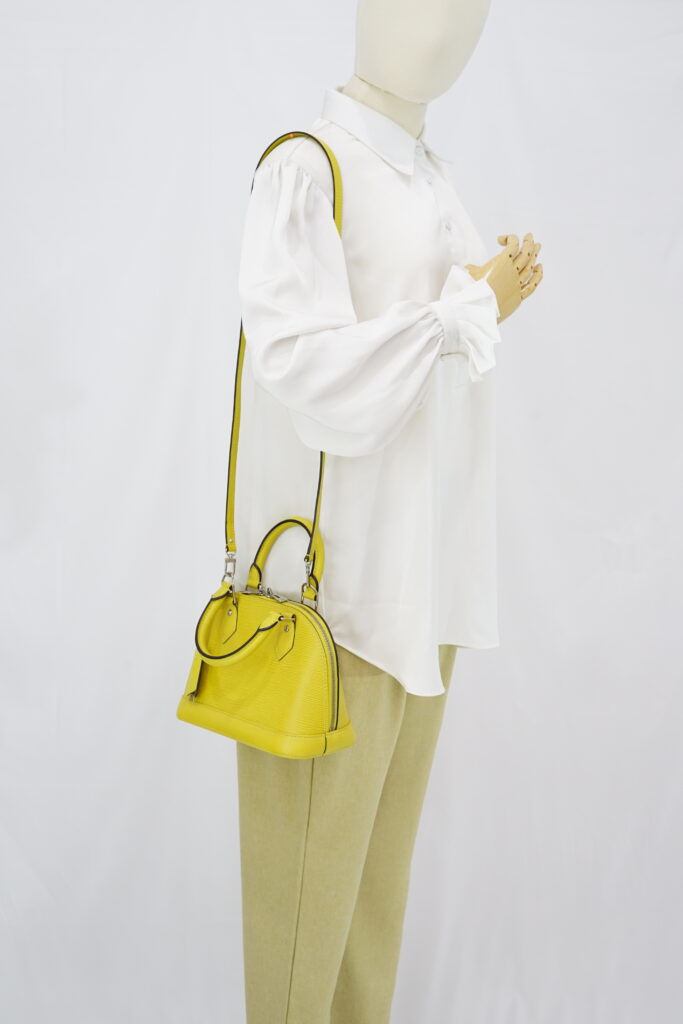Louis Vuitton Alma BB Epi Pistache SHW