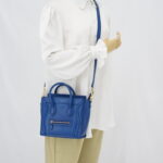 Celine Nano Luggage Blue Electric GHW