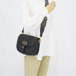 Dior Bobby Large Grained Black GHW