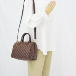 Louis Vuitton Speedy bandou 25 Damier Ebene GHW