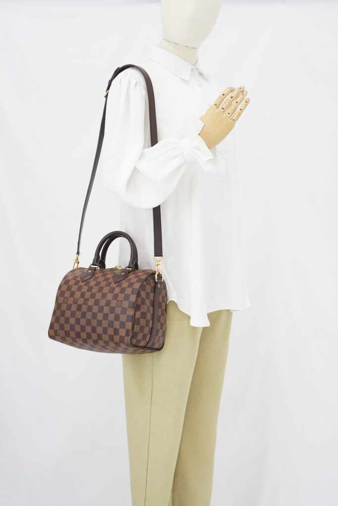 Louis Vuitton Speedy bandou 25 Damier Ebene GHW