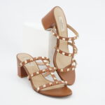 Valentino Garavani Rockstud Brown GHW