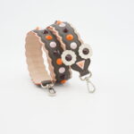 Fendi Strap Studded Flower Grey Multicolor