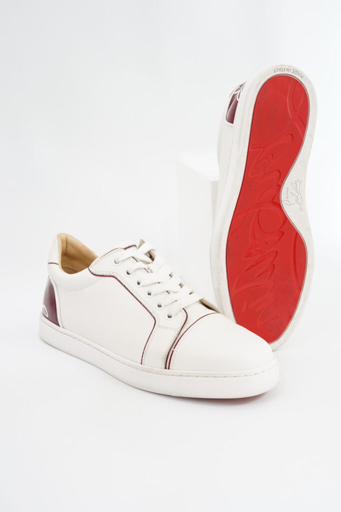 Christian Louboutin Fun Veira Sneakers White Red