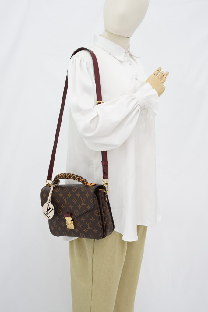 Louis Vuitton Metis MM Monogram Braided Saffran GHW