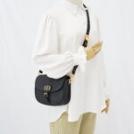 Dior Bobby Medium Grained Black GHW