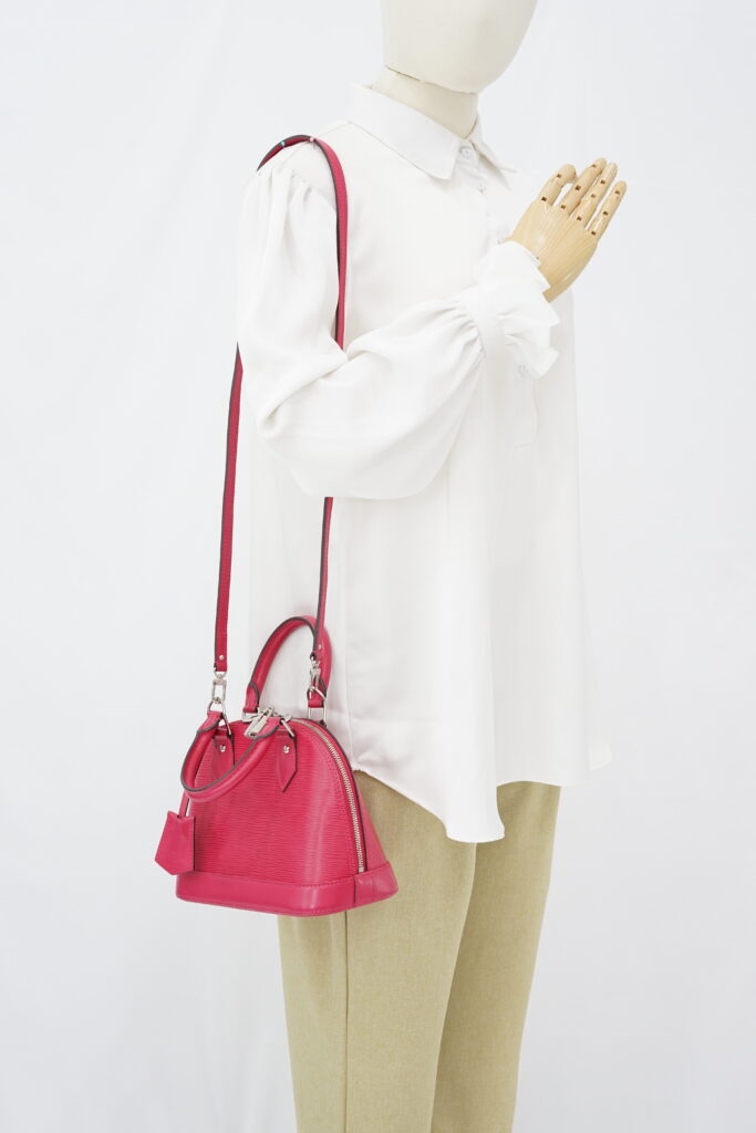 Louis Vuitton Alma BB Epi Pink SHW