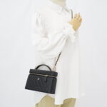 Chanel Vanity Top Handle Caviar Black LGHW