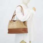 Chanel Small Coco Base Hobo Suede Lambskin Beige/Camel GHW