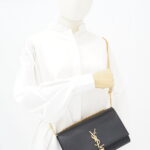Saint Laurent Kate Tassel Black GHW