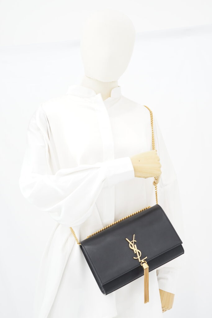 Saint Laurent Kate Tassel Black GHW