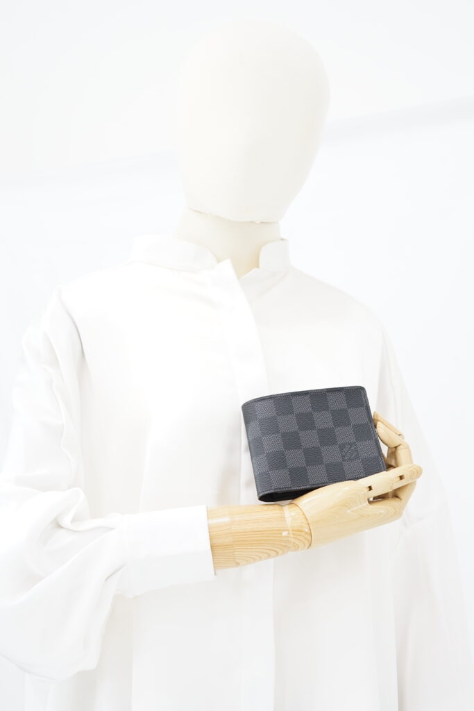 Louis Vuitton Multiple Bi-Fold Wallet Damier Graphite Black