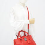 Bottega Veneta Rome Small Intrecciato Red