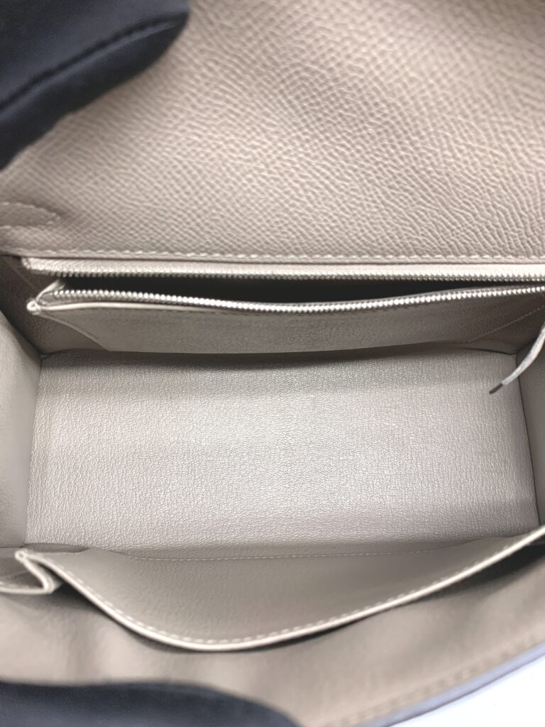 Hermes Kelly 25 Epsom Gris Asphalt PHW