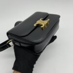 Celine Teen Triomphe Shiny Black GHW