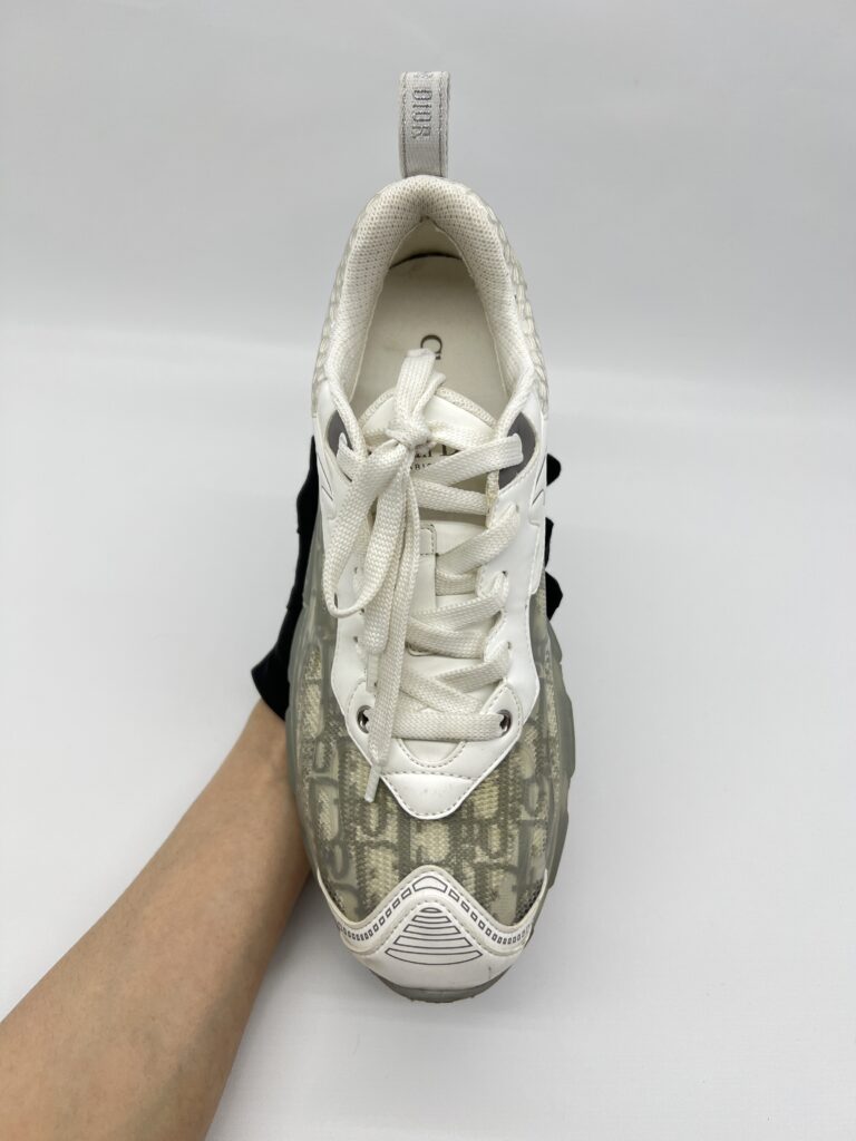Dior Vibe Sneakers Oblique Gray Rubber