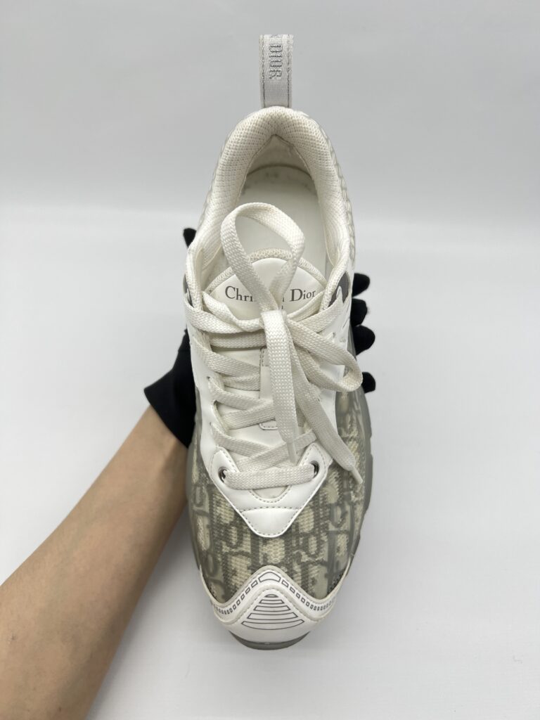 Dior Vibe Sneakers Oblique Gray Rubber