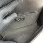 Chanel Boy 25 Chevron Black RHW