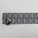 Dior CD Belt Diamond Reversible Diamond Canvas Grey