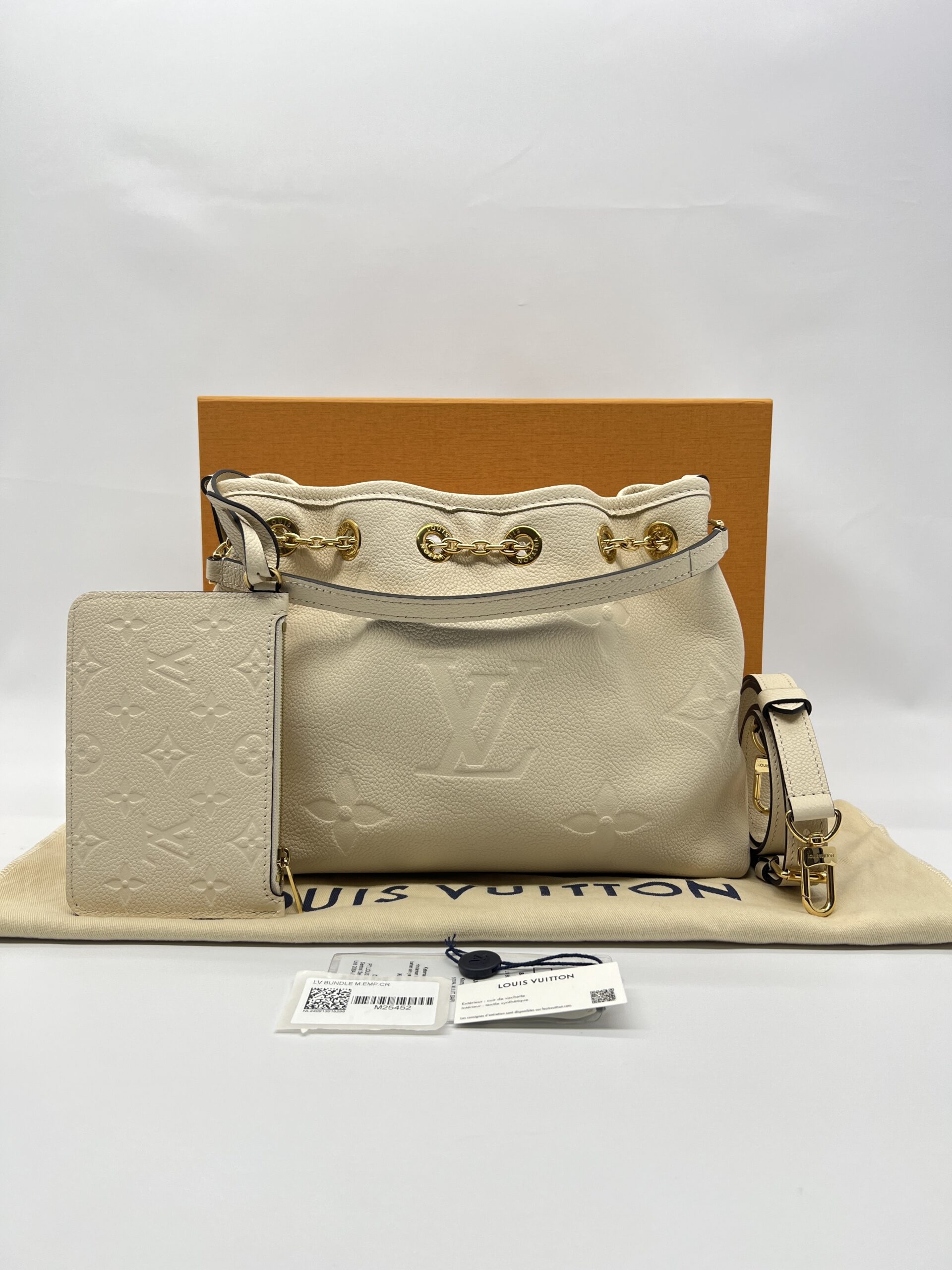 Louis Vuitton Bundle Bag Giant Monogram Empriente Creme