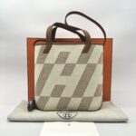 Hermes SAC Cabas H 27 Ecru Naturel Gold
