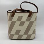Hermes SAC Cabas H 27 Ecru Naturel Gold