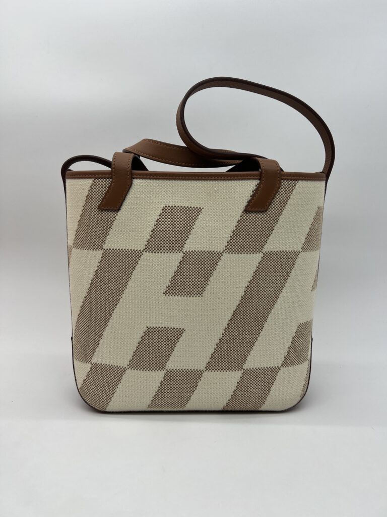 Hermes SAC Cabas H 27 Ecru Naturel Gold