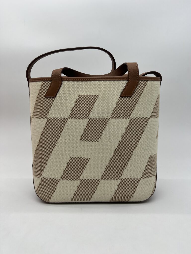 Hermes SAC Cabas H 27 Ecru Naturel Gold