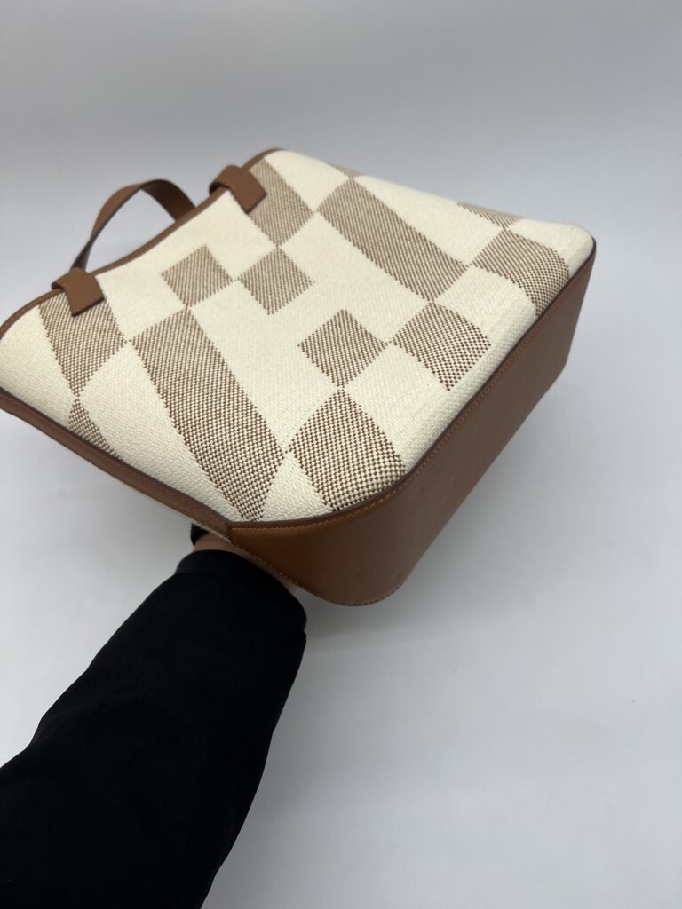 Hermes SAC Cabas H 27 Ecru Naturel Gold