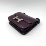 Hermes Constance 18 Croco Burgundy PHW