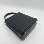 Prada Pannier Bucket Bag Saffiano Cuir Nero/Fuoco