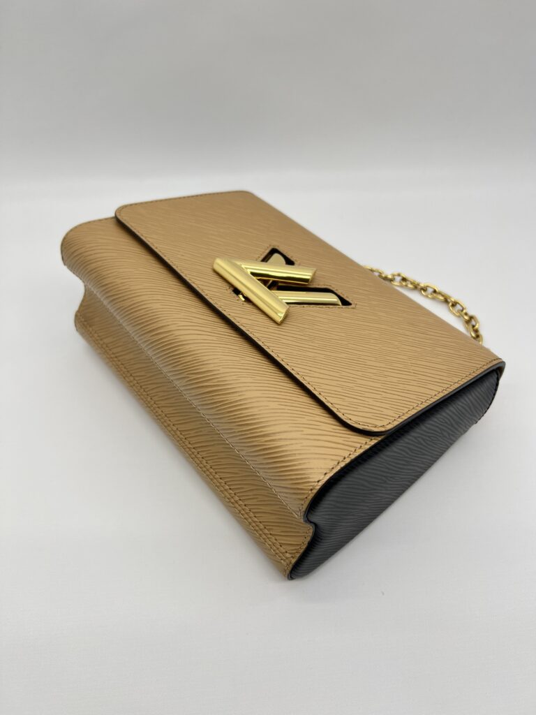Louis Vuitton Twist MM Epi Black Brown GHW