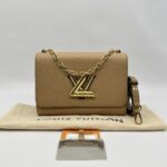 Louis Vuitton Twist MM Epi Black Brown GHW