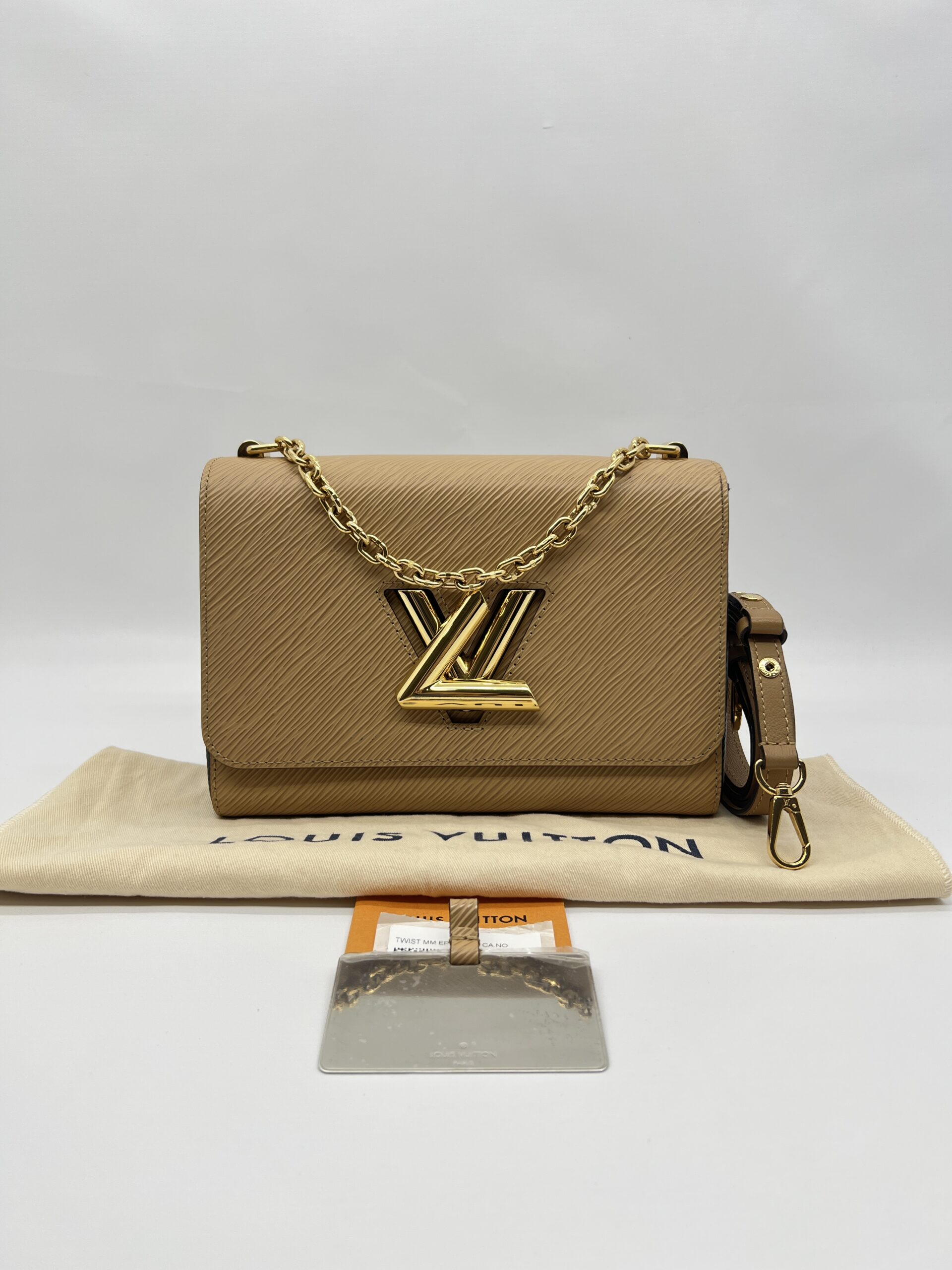Louis Vuitton Twist MM Epi Black Brown GHW
