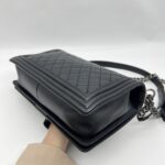 Chanel Boy 28 Lambskin Black RHW