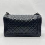 Chanel Boy 28 Lambskin Black RHW