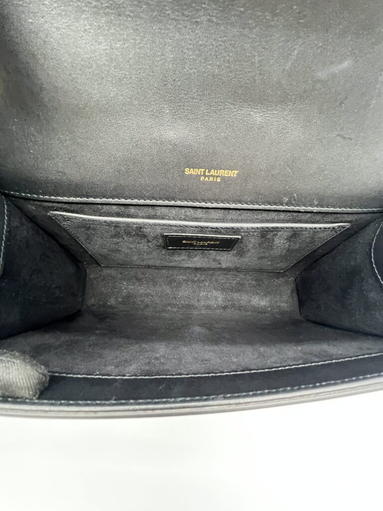 Saint Laurent Kate Tassel Black GHW