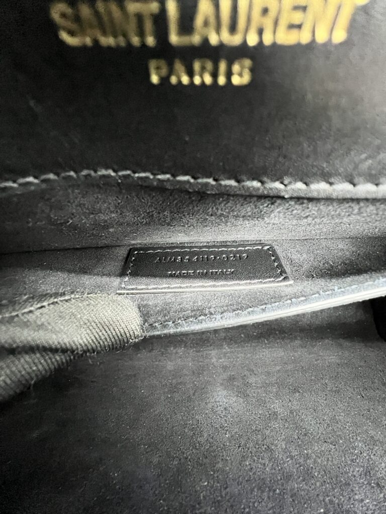 Saint Laurent Kate Tassel Black GHW