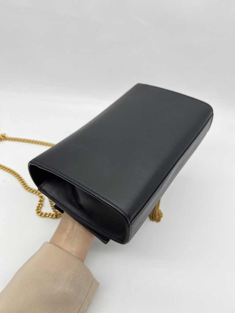 Saint Laurent Kate Tassel Black GHW